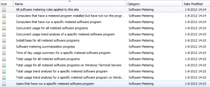 Sccm software metering collection query